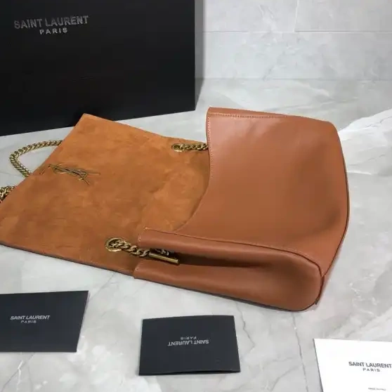 AND YSL REVERSIBLE IN SUEDE MEDIUM LEATHER SMOOTH KATE 0511